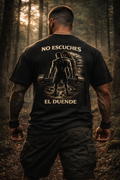 “No Escuches – El Duende” Oversized Pump Cover | SOMBRA