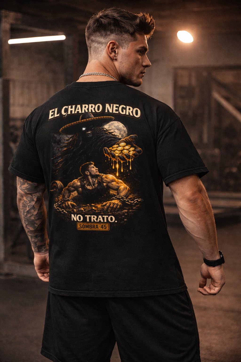 El Charro Negro – No Trato Tee (SOMBRA Collection)