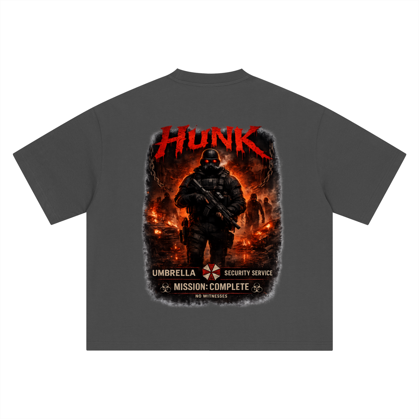 SOMBRA // REAPER UNIT – H.U.N.K. Oversized Graphic Tee